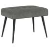 vidaXL Bank met knoopverstelling Donkergrijs 60 x 40 x 45 cm Fluweel