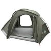 vidaXL Trekkingtent met regenhoes waterdicht 3-persoons Legergroen