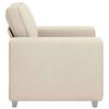 vidaXL Bank Beige 100 x 77 x 82 cm Linnen-mix stof