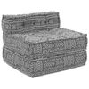 vidaXL Modulair Sofabet Lichtgrijs 70 x 70 x 56 cm Stof