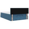 vidaXL Ottoman bed met matras 140x190cm fluweel donkerblauw