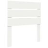 vidaXL Bedframe met hoofdeinde Wit 90 x 190 cm Massief grenenhout