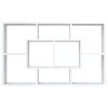 vidaXL Wandschap 85x16x52,5 cm bewerkt hout wit