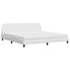 vidaXL Bed met matras "Dover" kunstleer wit 200x200 cm