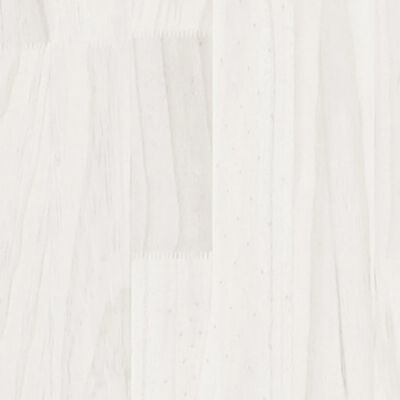 vidaXL Nachtkastjes 2 st 40x31x40 cm massief grenenhout wit
