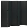 vidaXL Kamerscherm met 5 panelen 200x180 cm staal zwart
