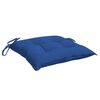 vidaXL Stoelkussens 4 st 40x40x7 cm oxford stof blauw