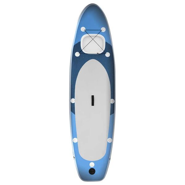 vidaXL Stand Up Paddleboardset opblaasbaar 300x76x10 cm zeeblauw