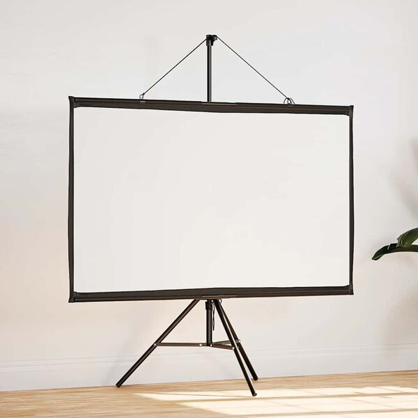 vidaXL Projectiescherm met statief 72 inch 16:9