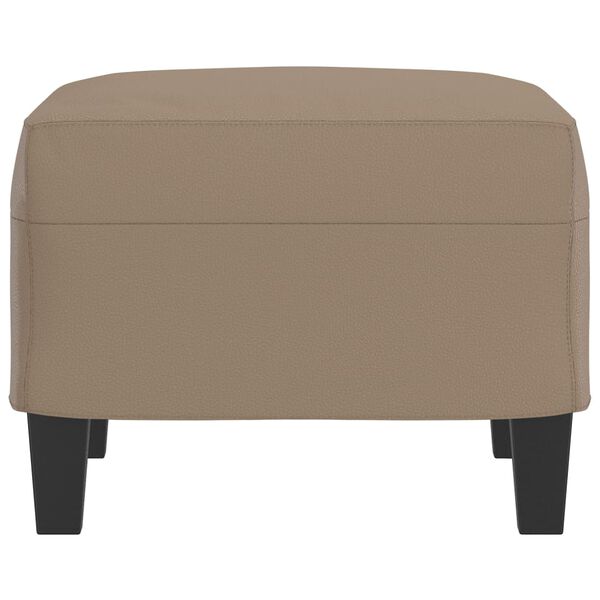 vidaXL Voetenbank 60x50x41 cm kunstleer cappuccino