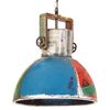 vidaXL Hanglamp industrieel rond 25 W E27 40 cm meerkleurig