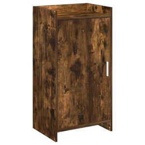 vidaXL Schoenenkast Gerookt eiken 48 x 36 x 92 cm Bewerkt hout