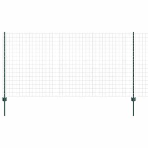 vidaXL Gelaste draadhek 25 x 1,2 m (B x H) PVC-Coated Staal Groen Mesh