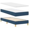 vidaXL LED Box Spring Bed met hoofdeinde Blauw 80 x 200 cm Stof