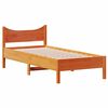 vidaXL Bedframe zonder matras massief grenenhout wasbruin 90x190 cm
