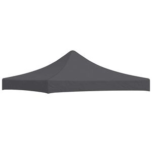 vidaXL Partytentdak 3x3 m antracietkleurig