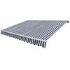 vidaXL Luifel gemotoriseerd uitschuifbaar 600 cm blauw/wit