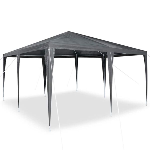 vidaXL Partytent Antraciet 400 x 400 x 266 cm Polyethyleen en Staal