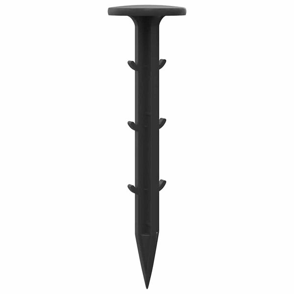 vidaXL Plastic Pennen 500 pcs Zwart &Oslash;3 x 11 cm Kunststof