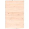 vidaXL Wandschap 40x60x2 cm onbehandeld massief eikenhout