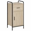 vidaXL Dressoir Sonoma Eiken 97 x 33 x 81 cm Bewerkt hout
