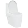 vidaXL Toiletzitting Wit 49 x 36 x 4 cm Duroplast
