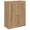 vidaXL Wandkast Artisan Eiken 69,5 x 34 x 90 cm Bewerkt hout