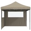 vidaXL Partytent Taupe 292 x 292 x 315 cm Oxford Stof