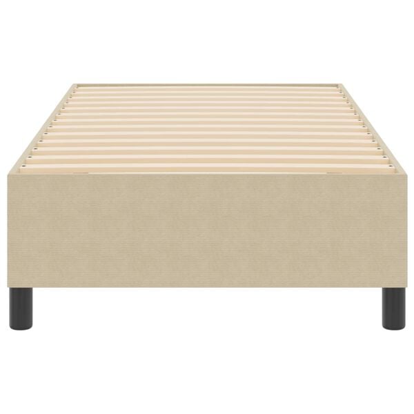 vidaXL Platform bedframe Grijs groen 80 x 200 cm Stof