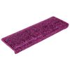 vidaXL Trapmatten 30 st 65x21x4 cm Violet Rechthoekige Rand