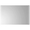 vidaXL LED Badkamer Spiegel Transparant 90 x 60 cm gehard glas