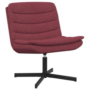vidaXL Draaistoel Wijnrood 63 x 75 x 76 cm Stof