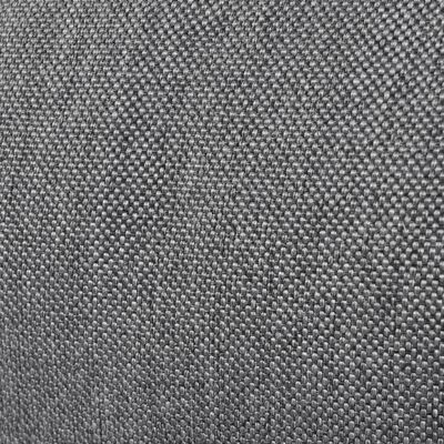 vidaXL Zitkussen voor op de vloer inklapbaar stof grijs