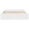 vidaXL Bedframe met lades bewerkt hout wit 180x200 cm