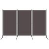 vidaXL Kamerscherm met 3 panelen 260x180 cm antraciet