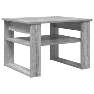 vidaXL Salontafel met opslag Grijs Sonoma 64 x 54 x 44 cm Bewerkt hout