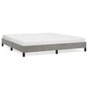 vidaXL Bedframe zonder matras 160x200 cm fluweel lichtgrijs