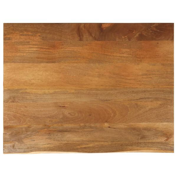 vidaXL Tafelblad met natuurlijke rand 110x80x3,8 cm massief mangohout