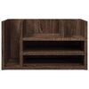 vidaXL Bureau organiser 44,5x24x25 cm bewerkt hout bruin eikenkleur