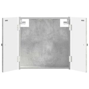vidaXL Dartbord Kabinet BREDA Betongrijs 52,5 x 10,5 x 53,5 cm