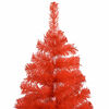 vidaXL Kunstkerstboom met verlichting en kerstballen 180 cm PVC rood