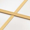 vidaXL Schuifdeur 90x205 cm mat ESG-glas en aluminium goudkleurig