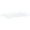 vidaXL Wandschappen 8 st 60x40x1,5 cm spaanplaat wit