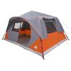 vidaXL Directe Tent met dak Grijs en Oranje 365 x 280 x 200 cm
