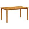 vidaXL Tuintafel 150x90x74 cm massief acaciahout