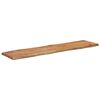 vidaXL Tafelblad rechthoekig natuurlijke rand 140x40x2,5 cm acaciahout