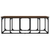 vidaXL Salontafel 100x50x35,5 cm bewerkt hout bruin eikenkleur