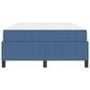 vidaXL Bedframe met matras Blauw 120 x 190 cm Stof