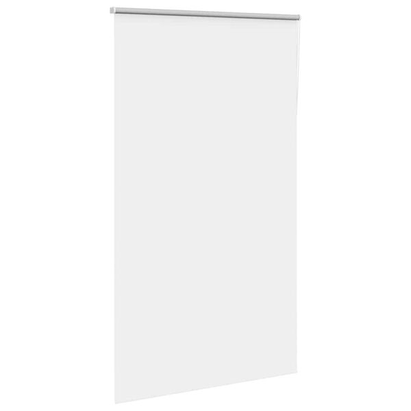 vidaXL Rolgordijn verduisterend 120x210 cm stofbreedte 116,6 cm wit