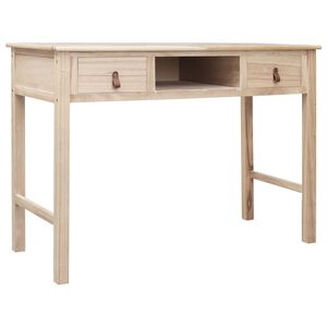 vidaXL Schrijftafel 110x45x76 cm hout naturel